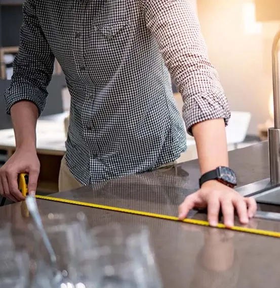 Granite and marble installation services for custom countertops and surfaces.